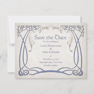 Fantasy Mittelalterliche keltische Hochzeit Save The Date