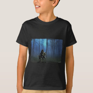 Fantasy Mittelalterlicher Ritter auf dem Horse T-Shirt