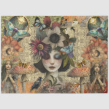 Fantasy-Mixed-Media-Garten-Collage-Decoupage