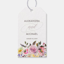 Fantasy | Moderne Aquarell-Gastgeschenk Hochzeit