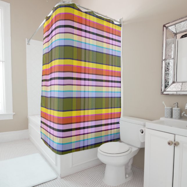 Fantasy Mood Kariert LD Duschvorhang (Beispiel)