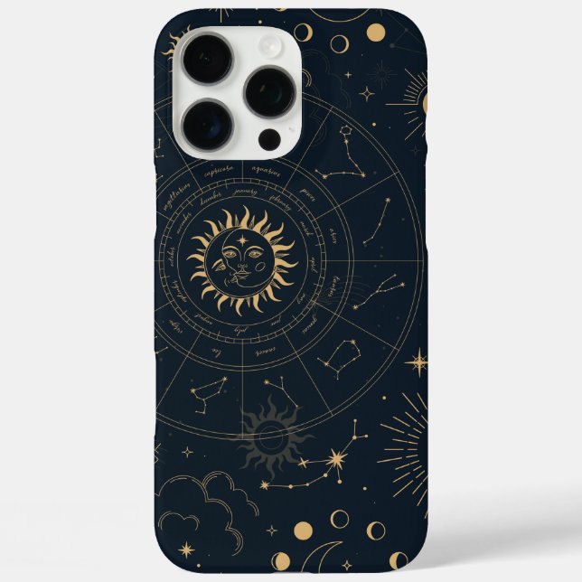 Fantasy Moon and Stars Case-Mate iPhone Hülle (Rückseite)