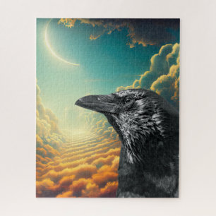 Fantasy Moon Black Raven Puzzle