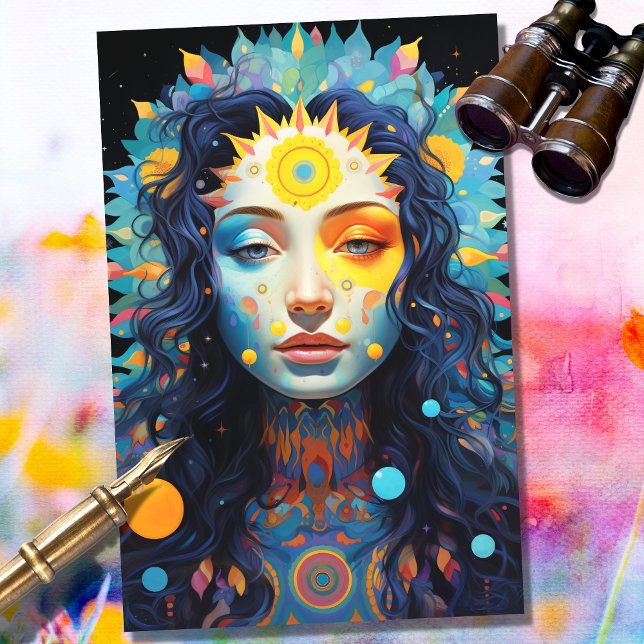 Fantasy Moon Girl 2 Decoupage Paper Seidenpapier (Von Creator hochgeladen)