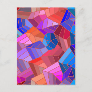 Fantasy Mountains View from the Sky Postkarte