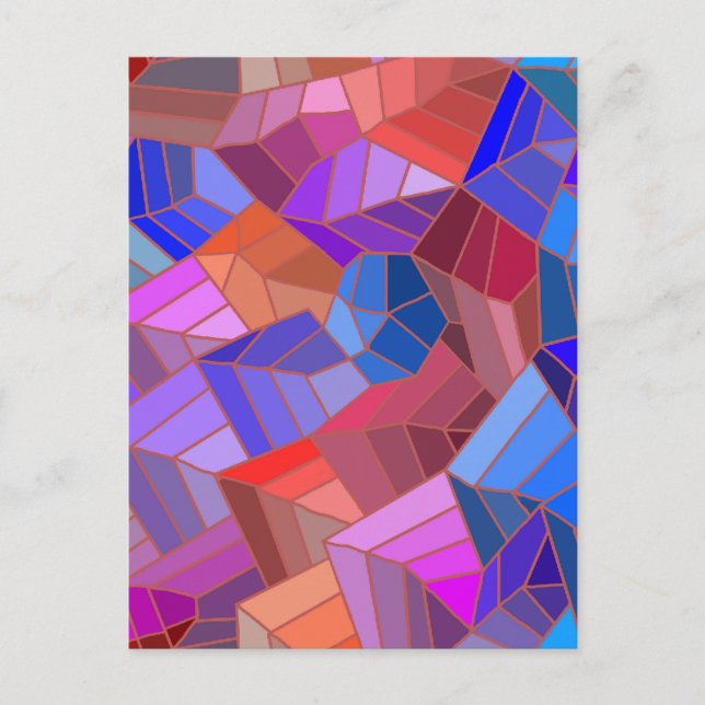 Fantasy Mountains View from the Sky Postkarte (Vorderseite)