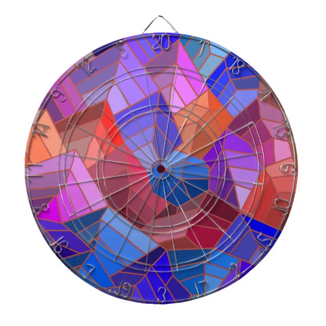 Fantasy Mountains View von Sky Dartscheibe (vorne)