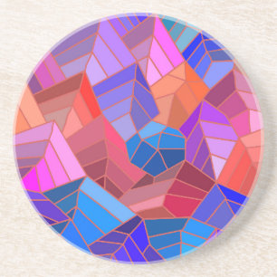 Fantasy Mountains View von Sky Getränkeuntersetzer