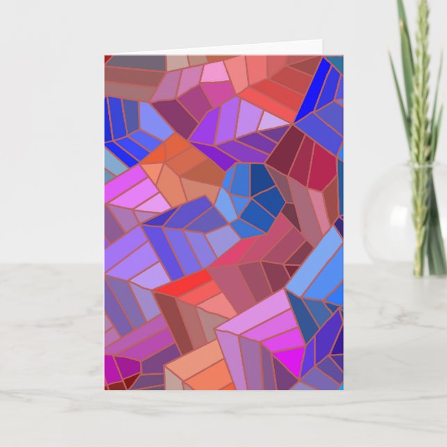 Fantasy Mountains View von Sky Karte (Vorderseite)