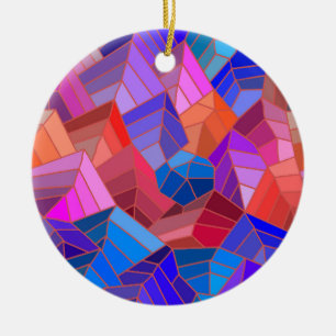 Fantasy Mountains View von Sky Keramik Ornament