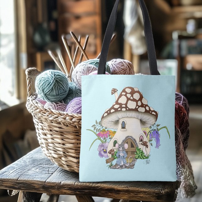 Fantasy Mouse Mushroom House Floral (Von Creator hochgeladen)