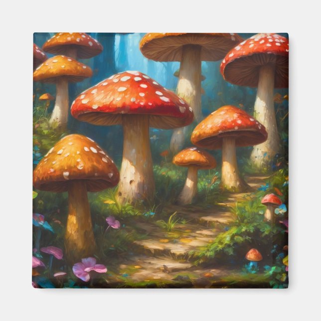 Fantasy Mushrom Magnet (Vorne)