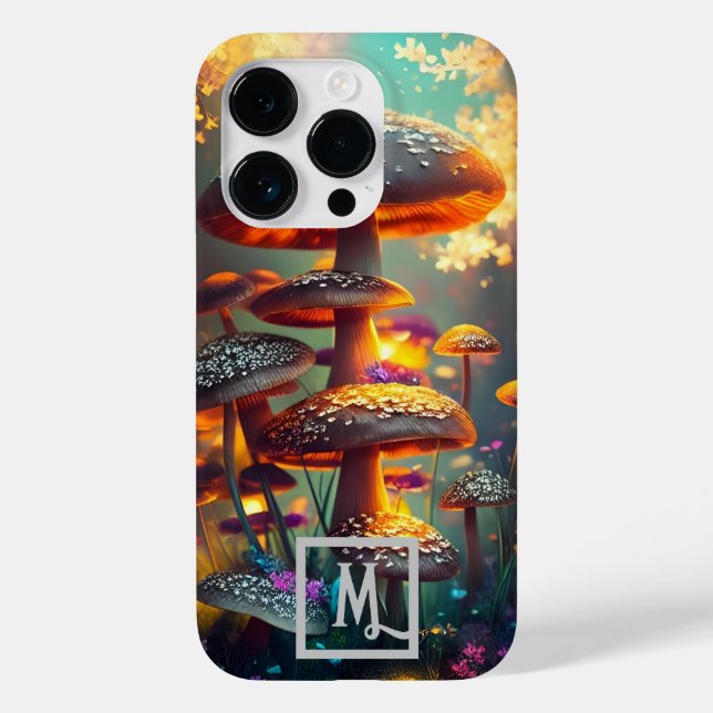 Fantasy Mushroom Case-Mate iPhone Hülle (Rückseite)