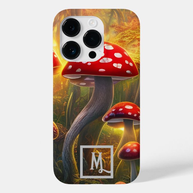 Fantasy Mushroom Case-Mate iPhone Hülle (Rückseite)