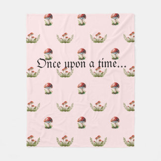 Fantasy Mushrooms Fleecedecke