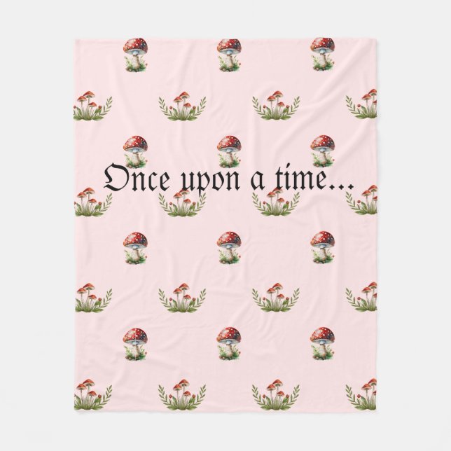 Fantasy Mushrooms Fleecedecke (Vorderseite)