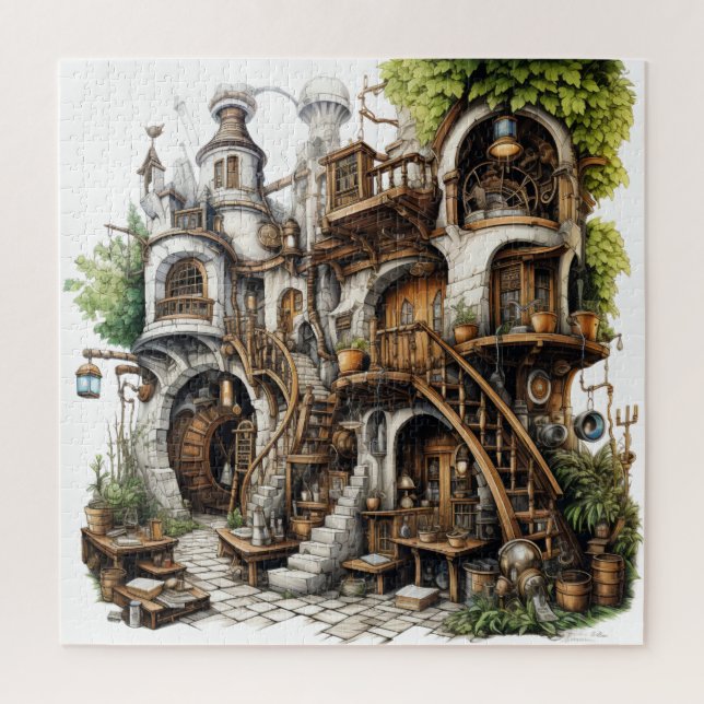 Fantasy Nature Castle Puzzle (Vertikal)
