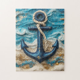Fantasy Nautical Sea Anchor Puzzle