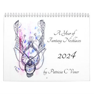 Fantasy Necklace 12 Month Calendar 2025 Kalender