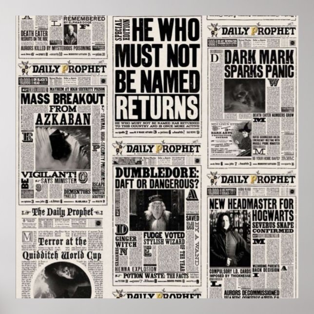 Fantasy Newspaper Poster (Vorne)