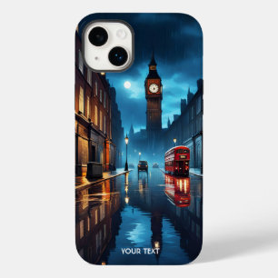 Fantasy Niedlich Abend London Rain Case-Mate iPhone 14 Plus Hülle
