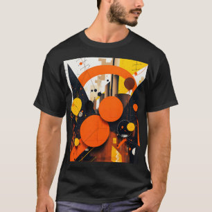 Fantasy Niedlich Abstrakt Red Circles T-Shirt