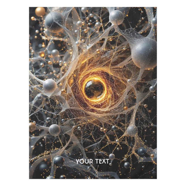 Fantasy Niedlich Abstrakt Space Scene Tischdecke (Vorderseite)