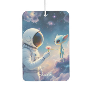 Fantasy Niedlich Astronaut Space Blume Autolufterfrischer