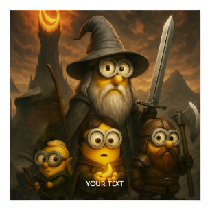 Fantasy Niedlich Bananas Braves Party Poster