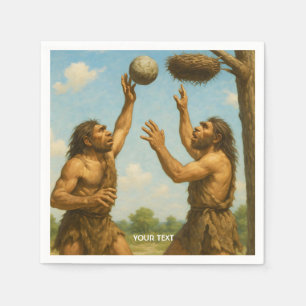 Fantasy Niedlich Basketball Prähistorisches Finale Serviette