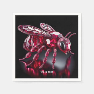 Fantasy Niedlich Bee Ruby Diamonds Serviette
