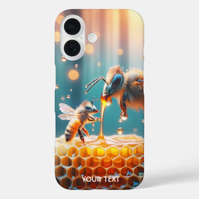 Fantasy Niedlich Bees Momma Baby Case-Mate iPhone Hülle (Rückseite)