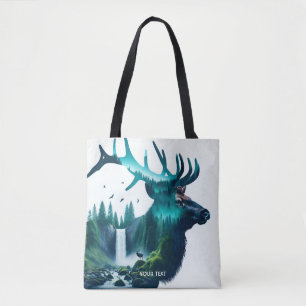Fantasy Niedlich Big Elk Landschaft