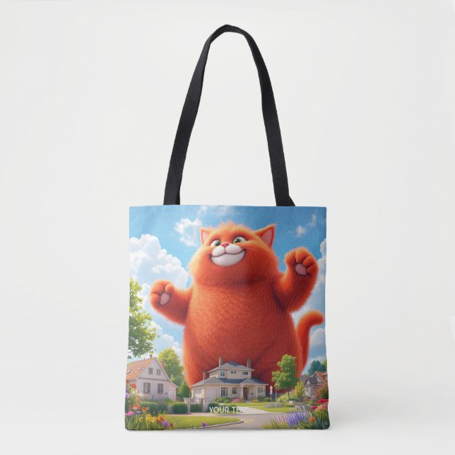 Fantasy Niedlich Big Orange Cat (Vorderseite)