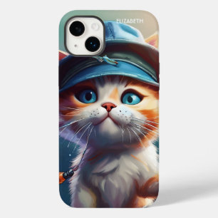 Fantasy Niedlich Cat Fishing Rod Case-Mate iPhone 14 Plus Hülle