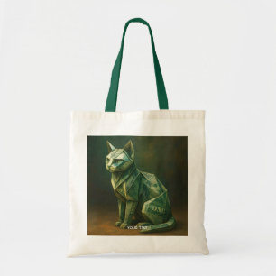 Fantasy Niedlich Cat Money Origami Tragetasche