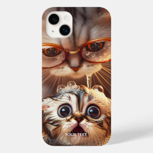 Fantasy Niedlich Cat Washing Kitten Case-Mate iPhone 14 Plus Hülle