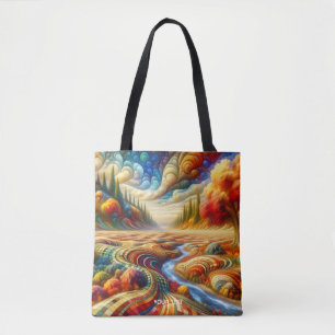 Fantasy Niedlich Checkered Surreal Landschaft