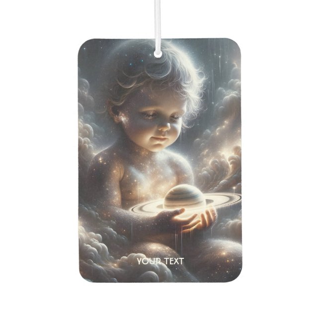 Fantasy Niedlich Child Space Stars Autolufterfrischer (Vorderseite)
