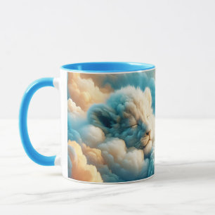 Fantasy Niedlich Clouds Baby Lion Tasse