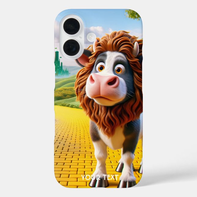 Fantasy Niedlich Cow Lion Road Case-Mate iPhone Hülle (Rückseite)