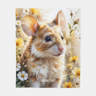 Fantasy Niedlich Curry Mouse Garden Fleecedecke