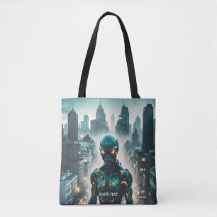 Fantasy Niedlich Cyborg Abend City