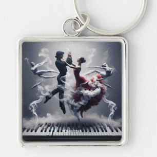 Fantasy Niedlich Dancer Ballerina Piano Schlüsselanhänger