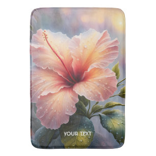 Fantasy Niedlich Delicate Hibiskus Blume Badematte