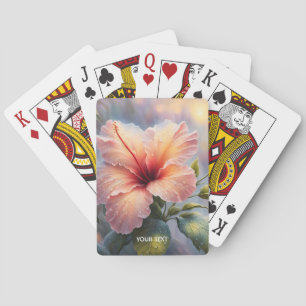 Fantasy Niedlich Delicate Hibiskus Blume Spielkarten