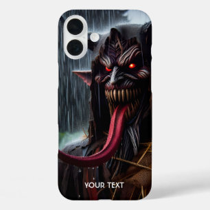Fantasy Niedlich Demon Red Tongue iPhone 16 Plus Hülle