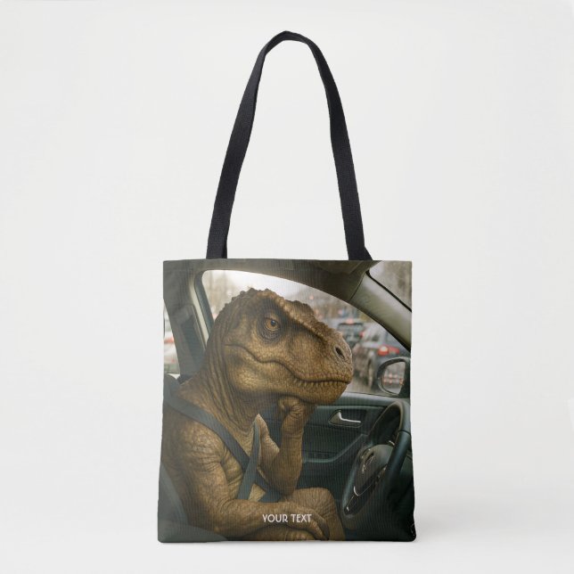 Fantasy Niedlich Dinosaur Autofahrer Auto (Vorderseite)