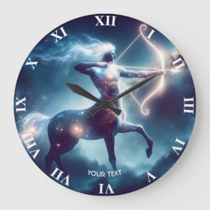 Fantasy Niedlich Dog Hot Dog Große Wanduhr