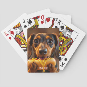 Fantasy Niedlich Dog Hot Dog Spielkarten